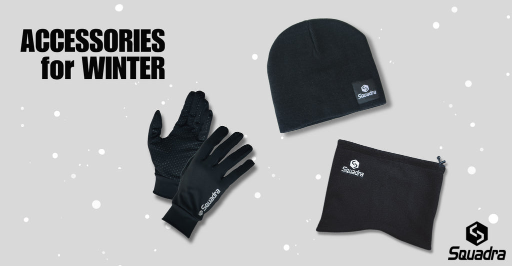 冬にオススメの冬小物 防寒小物 手袋 グローブ ニットキャップ ネックウォーマー 特集 スポーツ 秋 冬 アクセサリー スクアドラ 暖かい あったか 暖冬