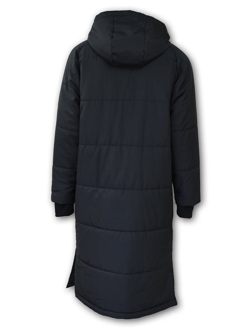 スクアドラ / ロングベンチコート / ハンドウォーマーや両開きファスナーなど、充実した機能性のロングベンチコート。