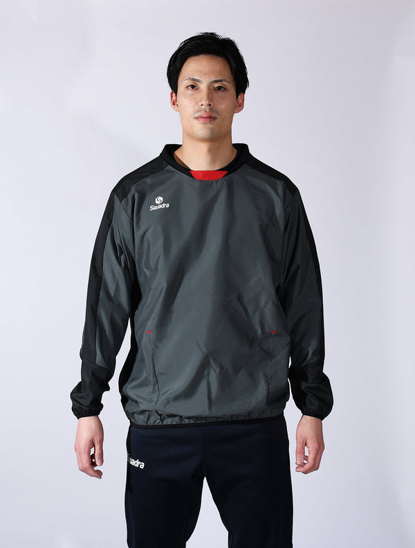 スクアドラ / ピステ・ウーブンジャケット 練習用 スポーツウェア 撥水 はっすい シンプル サッカー 防寒 メンズ おしゃれ 人気
