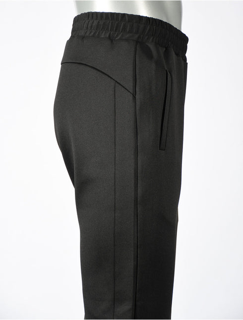 スクアドラ / テーパードスリム・ジャージロングパンツ トレーニング ジャージパンツ ストレッチ メンズ おしゃれ 細身 フィット感 テーパードパンツ スポーツウェア 練習 移動着 服