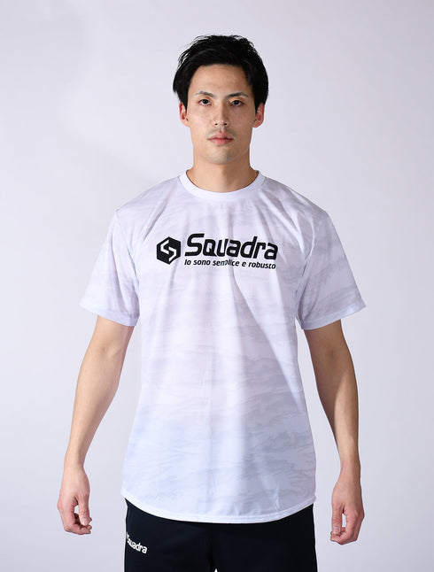スクアドラ / グラフィック プラクティスシャツ / 給水速乾性素材で真夏のトレーニングにもぴったりなプラクティスシャツ。
