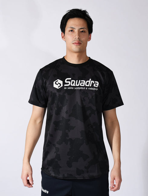 スクアドラ / グラフィック プラクティスシャツ / タイガーカモ柄が映える機能性プラクティスシャツ。