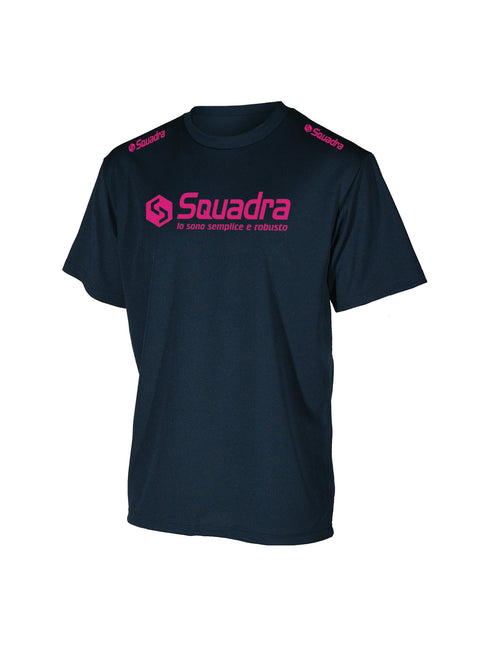 スクアドラ / コットンタッチドライTシャツ (両肩SQ) 吸水速乾 吸汗速乾 蒸れない 化学繊維 合成繊維 ポリエステル 100 汗染み できない すぐ乾く テックウェア スポーツウェア ジム ヨガ 新素材 スポーツブランド 普段着 筋トレ メンズ おしゃれ かっこいい