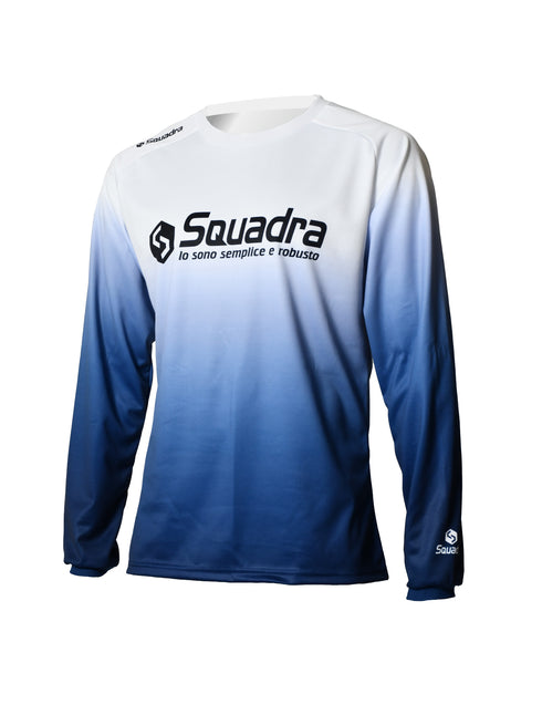 スクアドラ / グラフィックロングスリーブプラクティスシャツ ラグランスリーブで動きやすいプラクティスシャツ。