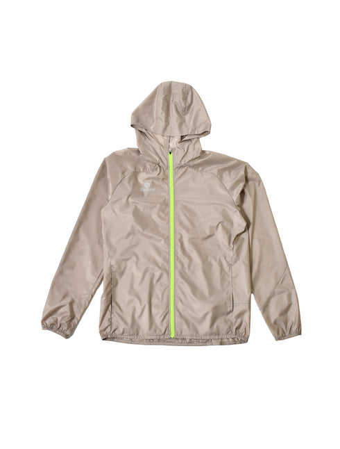 スクアドラ / ライトSQポケッタブル ウィンドシェルジャケット コーディネートしやすいベージュカラーをご用意。