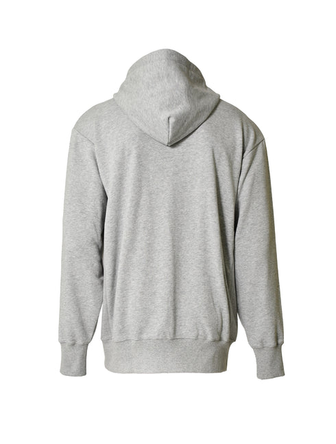 スクアドラ / DRY スウェットフルジップフーディジャケット フードの立ち上がりがきれいなスウェットパーカ。