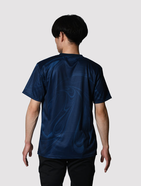 スクアドラ / グラフィック プラクティスシャツ マーブル 春夏のトレーニングに最適な練習用ウェア。