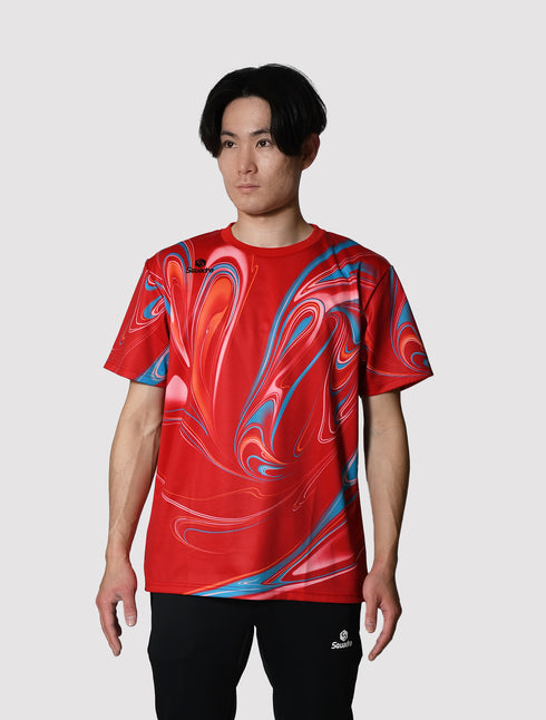 スクアドラ / グラフィック プラクティスシャツ 昇華プリントが鮮やかなプラクティスシャツ。