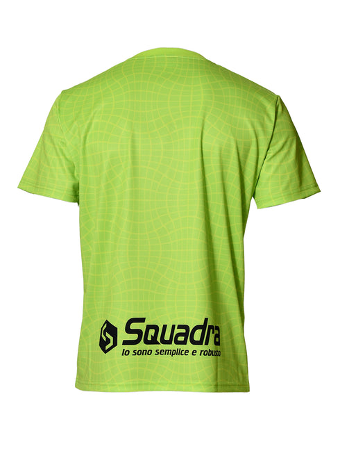 スクアドラ / グラフィックプラクティスシャツ(メッシュ)/ 汗をかいてもすぐ乾く、爽快な着心地のグラフィックプラクティスシャツ。
