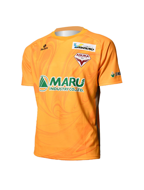 飛鳥FC 2025シーズン オーセンティックユニフォーム ゴールキーパー ホーム用半袖 (イエロー)