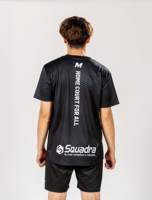 久保田雅人選手個人ブランドM’sCOURT×スクアドラコラボプラクティスシャツ