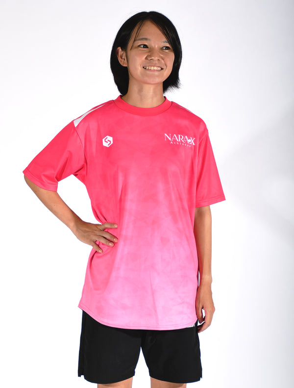 スクアドラ / NARA-X / ナラックスアスリーツ プラクティスシャツ マラソン ファングッズ 半袖 レディース メンズ