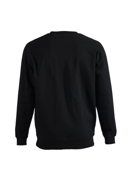 スクアドラ / クルーネックスウェット セットアップ コットン100% スポーツウェア 普段着 カジュアル 丸首 運動着 ジム フィットネス ブラック 旧式 トレーニング 練習着