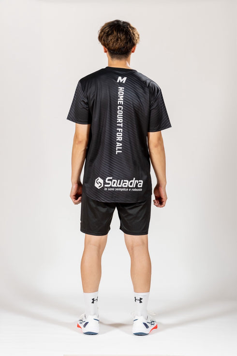 久保田雅人選手個人ブランドM’sCOURT×スクアドラコラボプラクティスシャツ