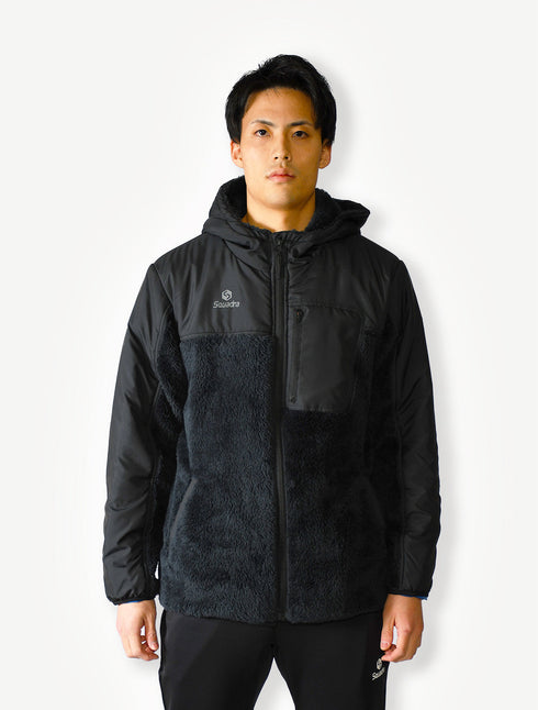 スクアドラ / ボアフリースフーディジャケット / どのような体型の方にもジャストフィットするボアジャケットです。