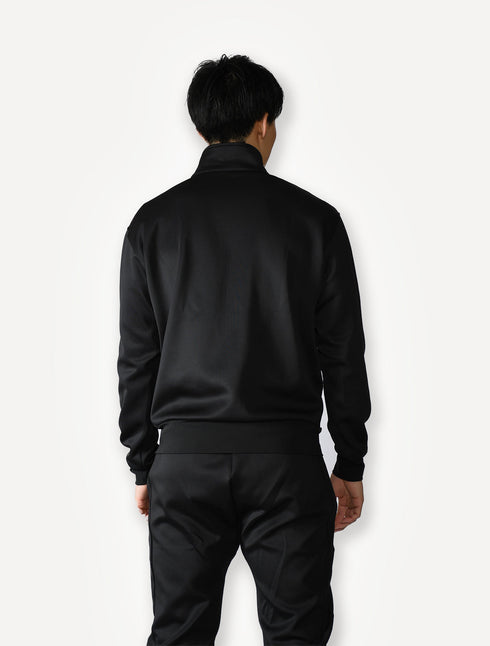 スクアドラ / ストレッチジャージジャケット スポーツウェア 伸縮性 スリム モノトーン メンズ おしゃれ かっこいい 人気 ジップアップジャケット トラックジャケット