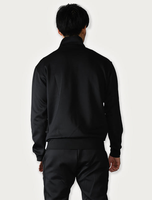 スクアドラ / ストレッチジャージジャケット スポーツウェア 伸縮性 スリム モノトーン メンズ おしゃれ かっこいい 人気 ジップアップジャケット トラックジャケット