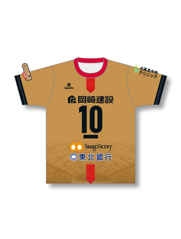 OWLS岩手 2026-27シーズン オーセンティックユニフォーム ゲームシャツ (ゴールド)