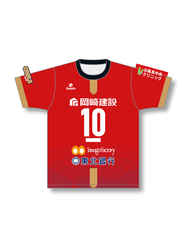 OWLS岩手 2026-27シーズン オーセンティックユニフォーム ゲームシャツ (レッド)